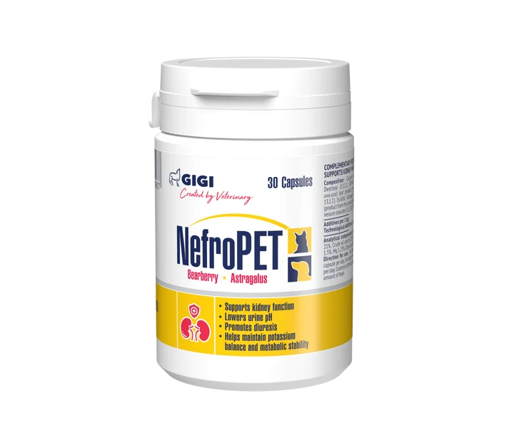 Nefropet- добавка за подкрепа на бъбречната функция при кучета и котки